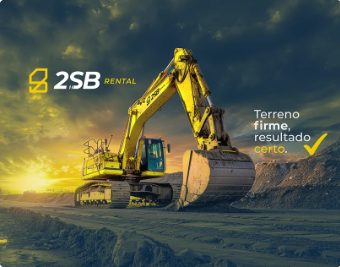 2SB Rental — Identidade visual — locação de máquinas